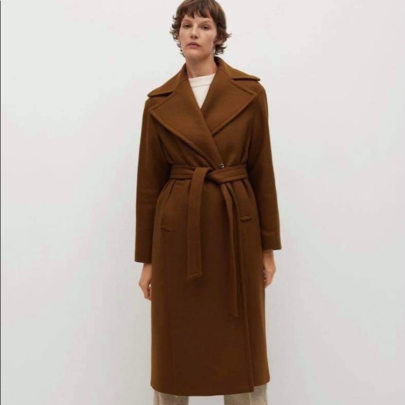 mango tan coat